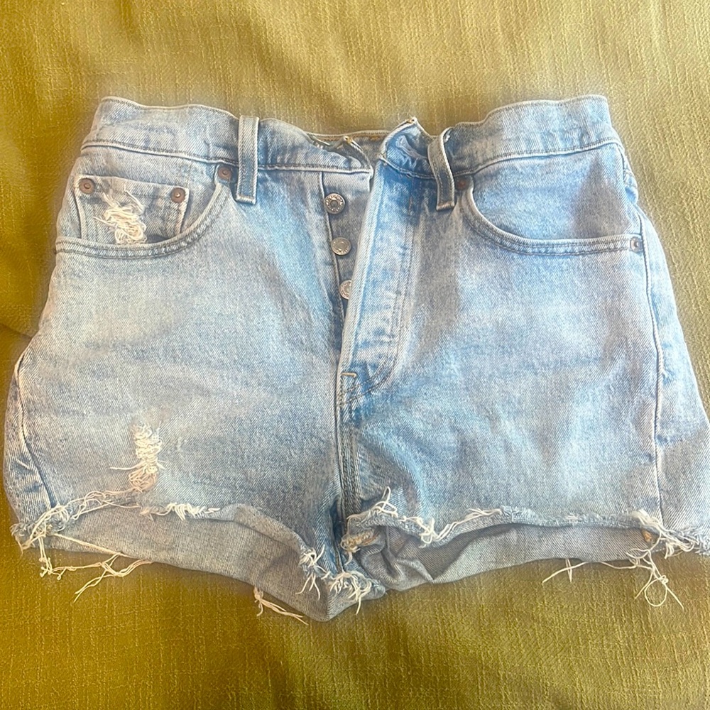 Levi 501 Jean Shorts Size 27. Worn twice, like new.